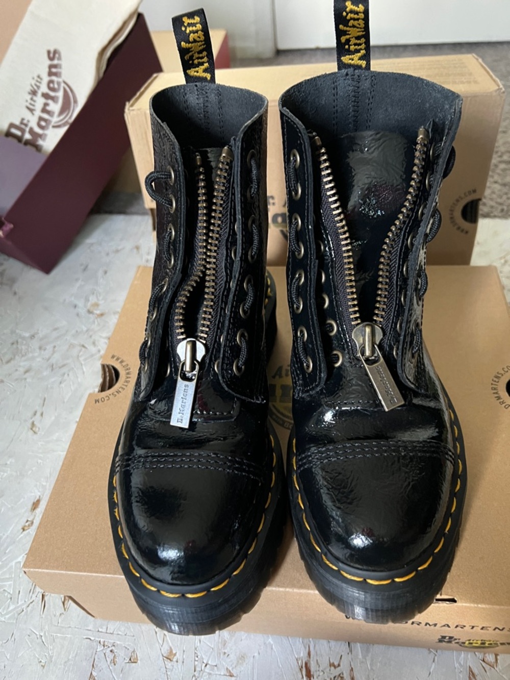 Dr. Martens Women's Black Patent Sinclair - Picture 3 of 7